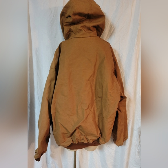 Carhartt Mens Flannel Lined Duck Active Jacket - Picture 14 of 16